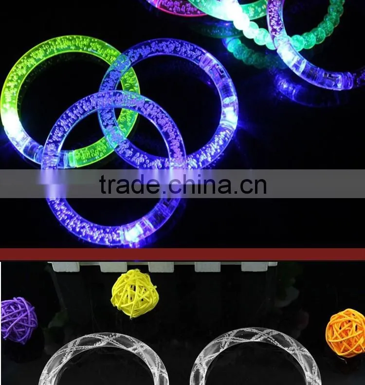 Flash Toy Multi Color Flash Light Led Acrylic Bracelet Led Foam Baton Glow Stick For Wedding Party Concert Props