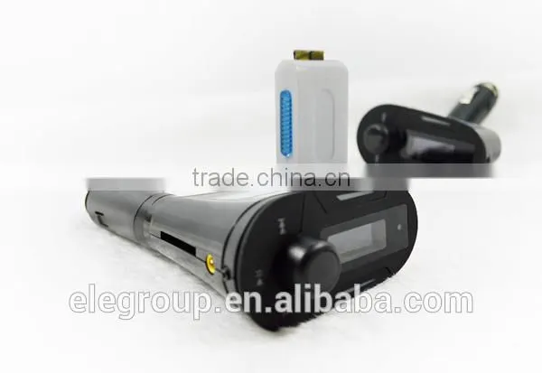 Car MP3 WMA Player/ FM transmitter; Support SD/MMC memory card(Max 8GB) and USB flash driver