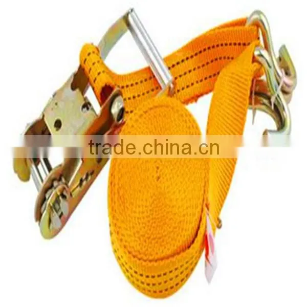 1inch 1T with CE GS certification mini ratchet strap with J hook