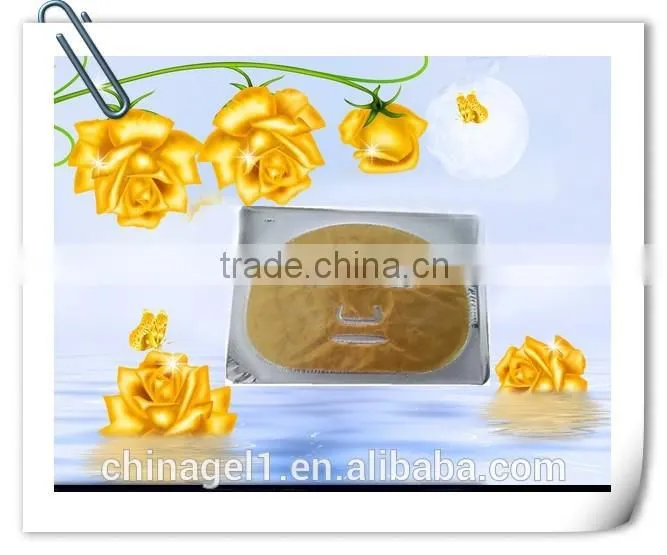 24k gold whitening moisturizing anti-acne oil control gold crystal collagen face mask