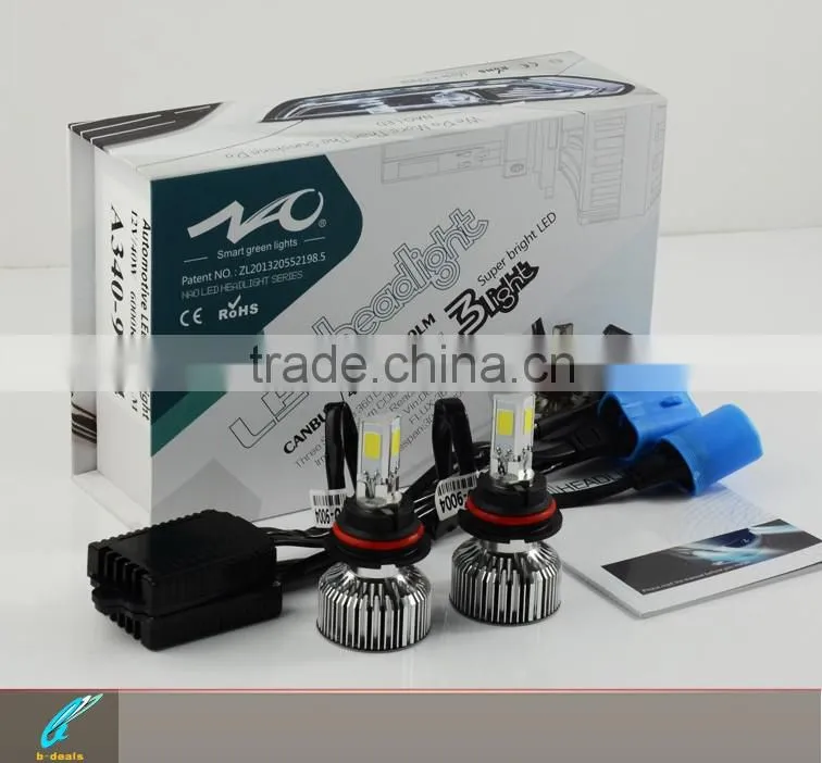 B-deals Factory direct Selling A340 car led headlight 9004 9005 4in1 led head light bulb