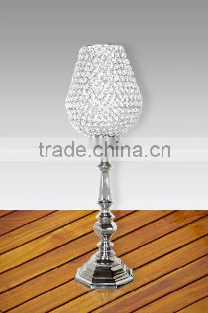 Crystal Hurricane Candle Holder