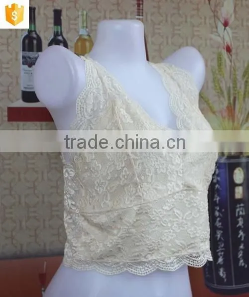 Nude full lace camisole,sexy lace lady camisole for nighty wear