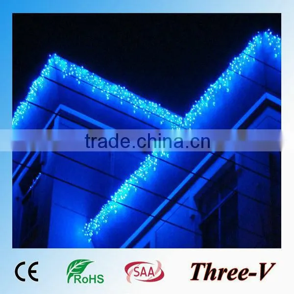 8*4M 1024LEDs CE ROHS SAA approved curtain LED holiday lighting Christmas decoration light 220V/110V