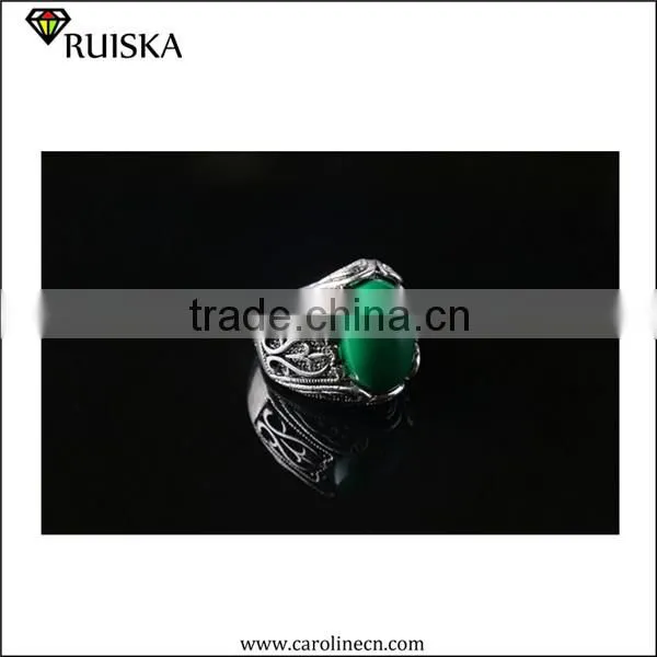 Caroline Fashion Vintage Filigree Single Stone Ring Designs