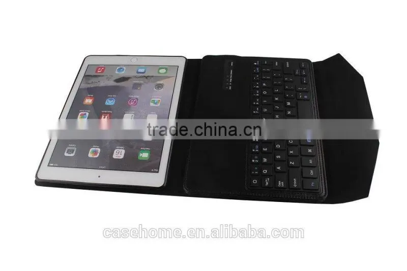 crazy horse pattern bluetooth keyboard leather leather flip case for ipad air2