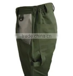 men's Garden pants with contract color knee pad