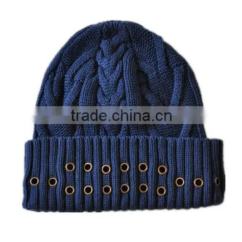 Fashion Custom knit winter beanie hats for kids