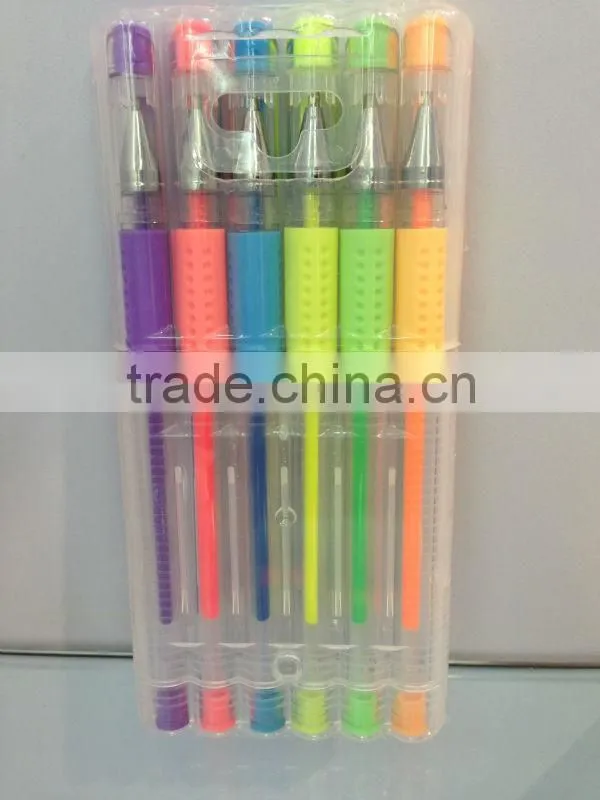 12 colors popular water color gel pen