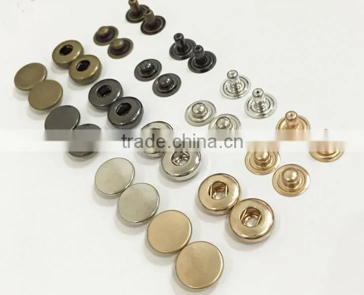 Sedex Audited 2 Pillar Factory Metal Pree studs Snap button