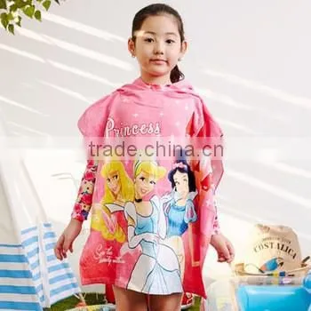 hooded poncho towel for baby