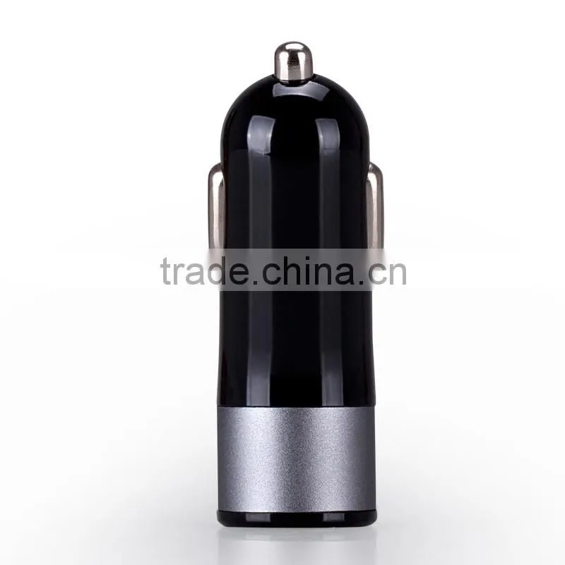 Momax XC Series 2.4A Quick Charging 3 USB Ports Car Charger for iPhone/ Android Mobile Phone Fashion Car Charger MT-5677