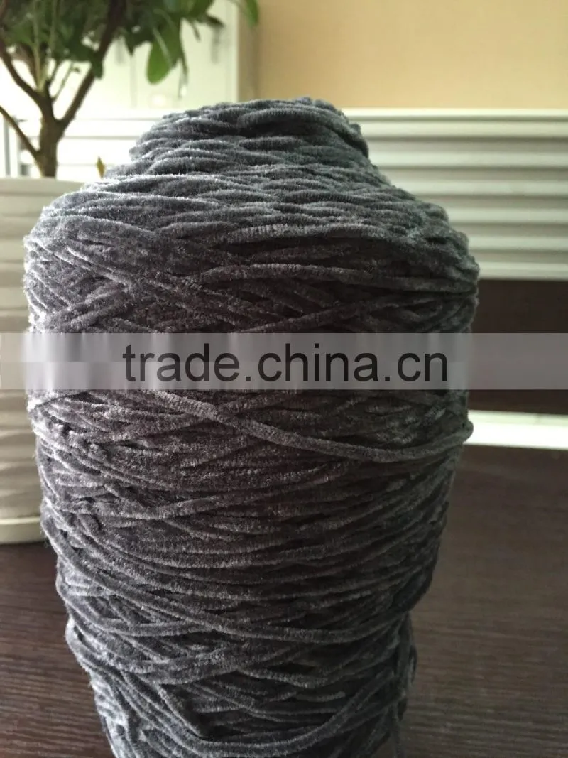 knitting acrylic chenille yarn