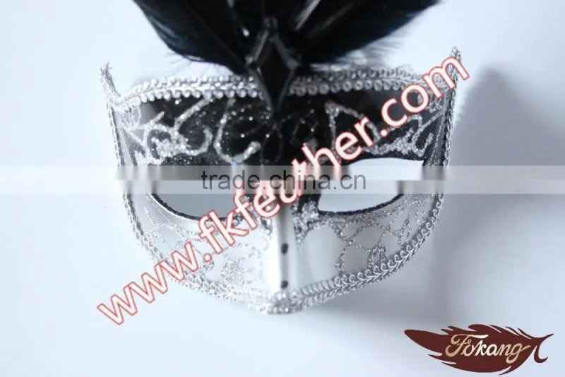 Wholesale Carnival Dance Goose Feather Party Mask For Female