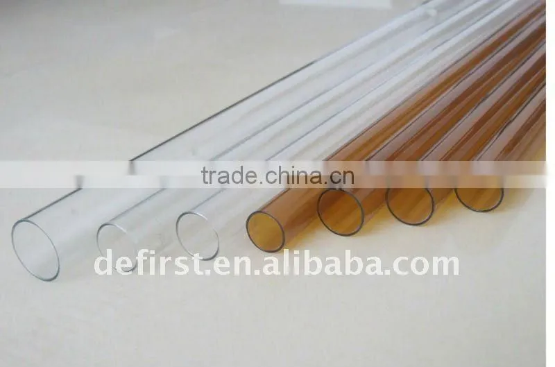 Borosilicate glass tubes - Clear or Amber