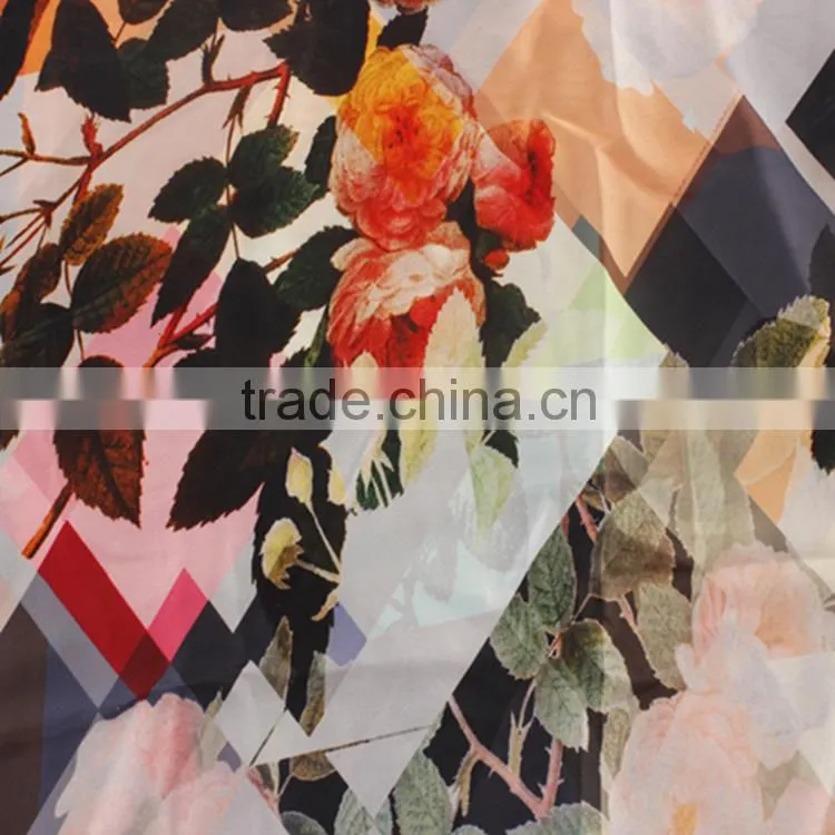 100 % digital printing knit jesrey cotton fabrics for t shirt fabrics clothing