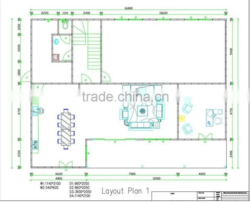 prefabricated luxury villa , prefab villa house design ,prefab steel bungalow