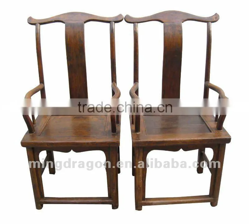 Chinese antique furniture walnut wood gansu Antique armchair