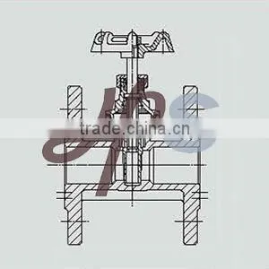 brass flange gate valve