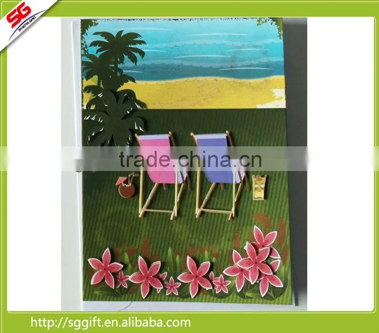 handmade birthday card/invitaiton card/handmade decoration greeting card
