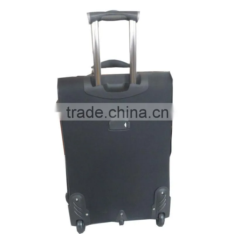 China style latest design best quality common accesories black luggage set