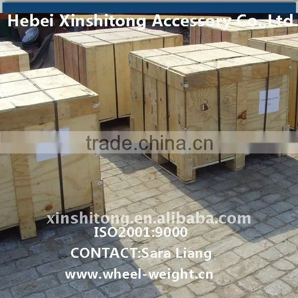 zinc wheel weights for steel rims and alloy rims