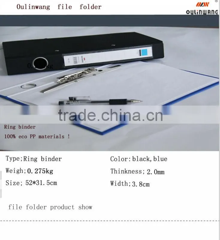 Government agencies office supplies a4 plastic file folder with
