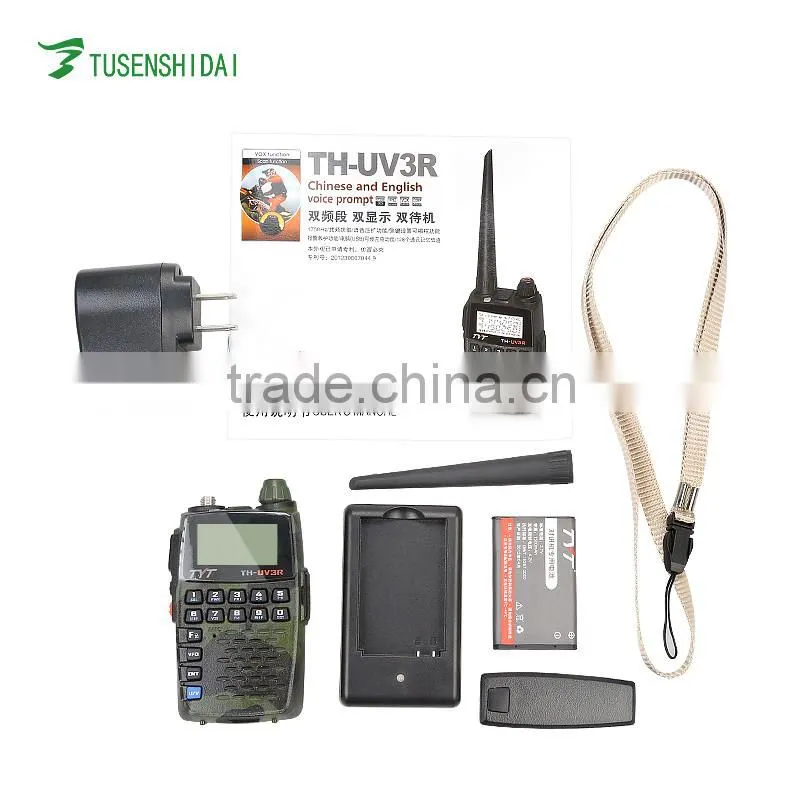 TYT TH-UV3R Mini Handheld Transceiver 2W 136-174/400-470MHz Walkie Talkie