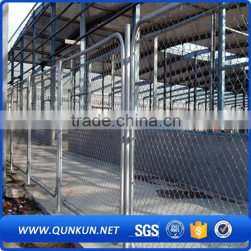perimeter security galvanized chain link fence