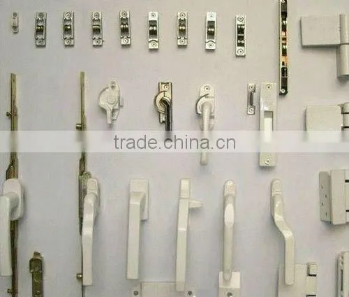 Duoble panel opening awning window curtain