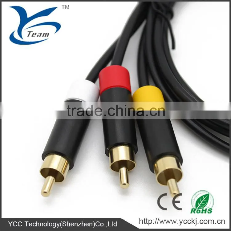 china wholsale price video game accessories cable for xbox 360 E av cable paypal accepted