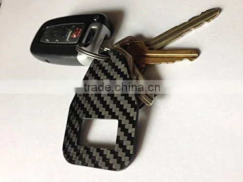 Grenade Shaped Carbon Fiber Keychain, Various shapes carbon fiber keychain