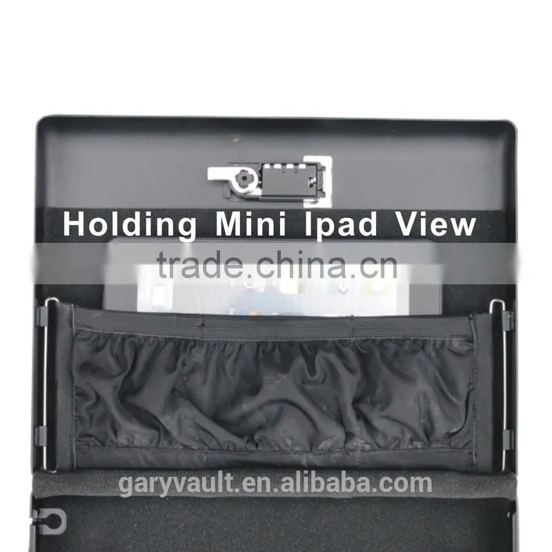 Wholesale - MC500 microault combination mini car gun pistol portable security storage steel safe box (Ipad box),file safe