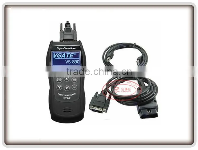 New Arrival Universal Diagnostic Scanner Multi-language Auto Scantool Vgate MaxiScan VS890 Free Shipping