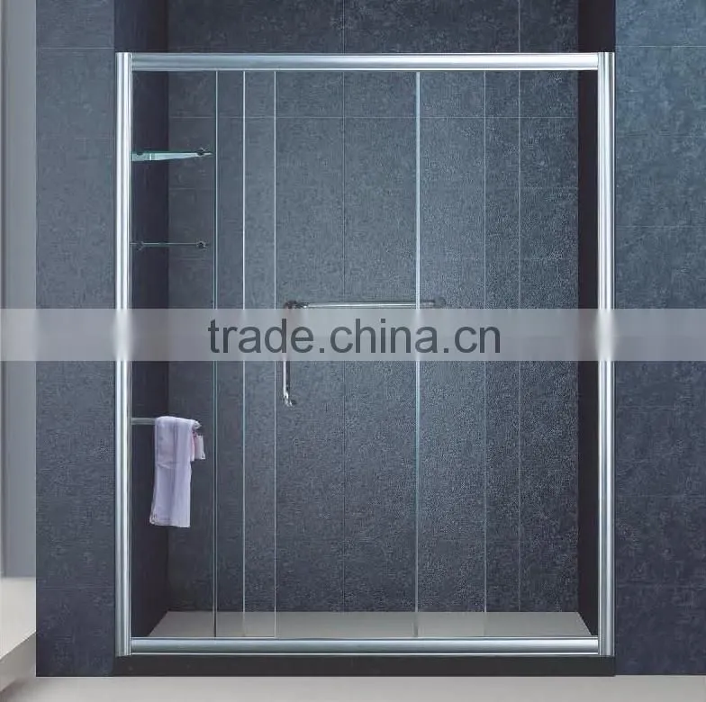 Sliding Shower Screen with shelves(KD6003)