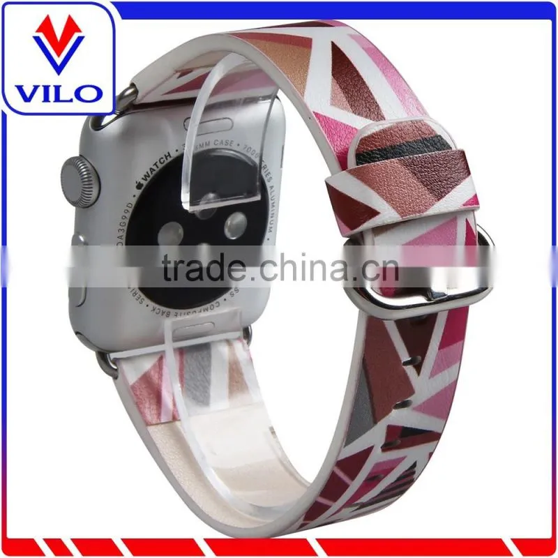 38mm/42mm Leather wristband for Apple Watch band strap with adapter
