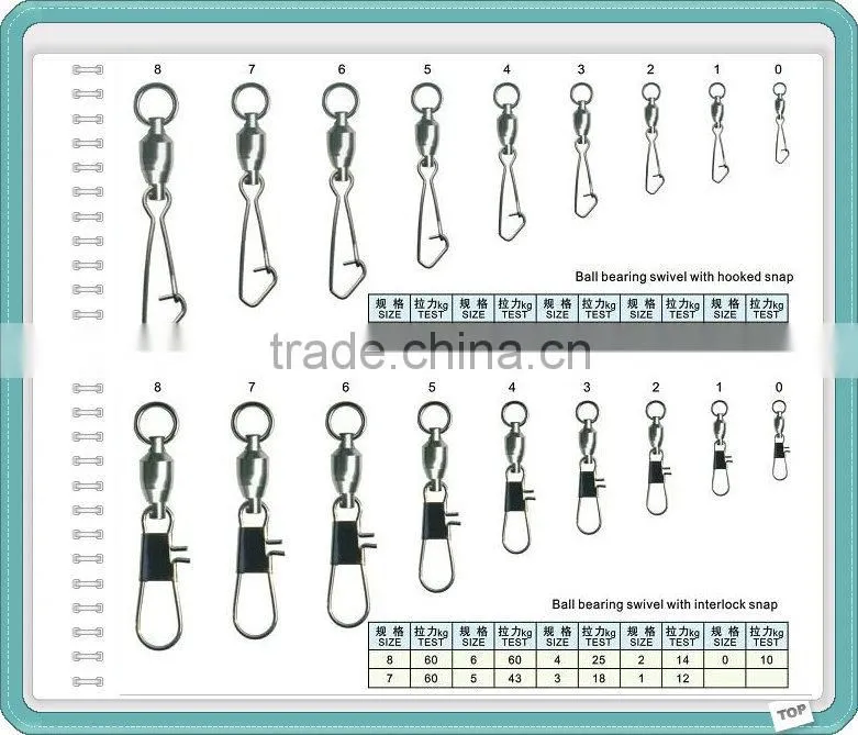 Chinese Fishing Tachke OEM Factory Fishing Swivel