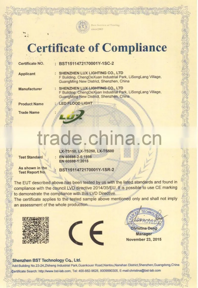 CE ROHS Approved Copper Heatpipe Design Patent Gymnasium Light Meanwell Driver 5 Years Warranty 500 Watt LED Flood Light