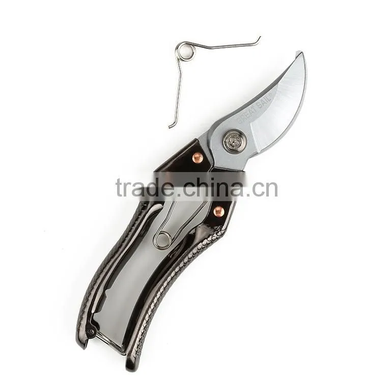 Garden Tools Bypass Sharp Hand Metal Cutting Shears For Pruning