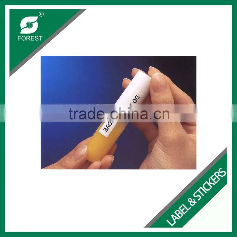 ACCEPT CUSTOM ORDER ART PAPER DOUBLE SIDE STICKERS FOR MEDICINE BOTTLES