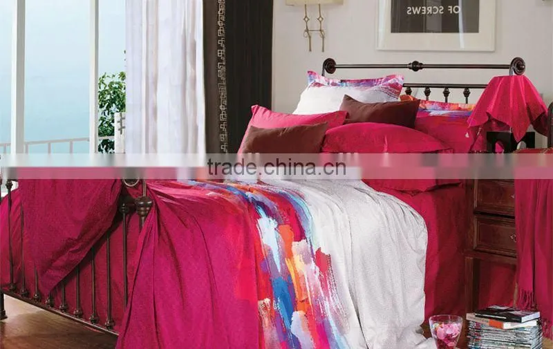 100% cotton128*68 reactive printed bedding set