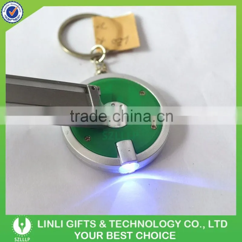Plastic Promotional Led Keychain With Light