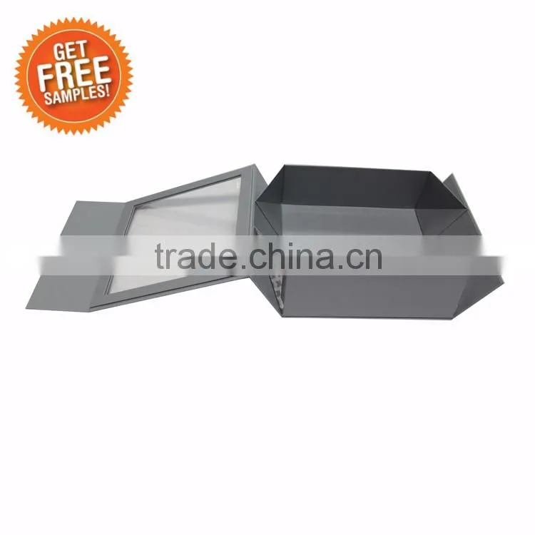 High quality colorful folding suit gift paper packing box