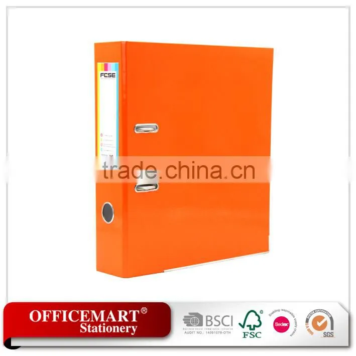 stationery eco-friendly coated paper box lever arch file