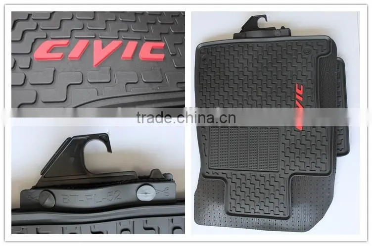 2016 New Custom Fit Car Floor Mat With High Quality For HONDA CIVIC Cars