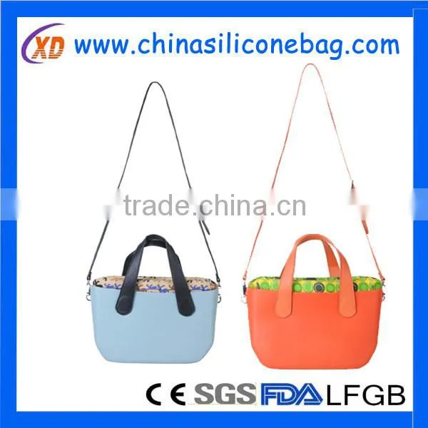 EVA bag with inner bag, EVA handbag with handle