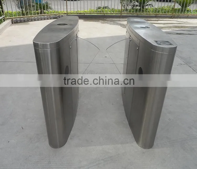 CE Approved Alarm Flap Turnstile with IR Sensor