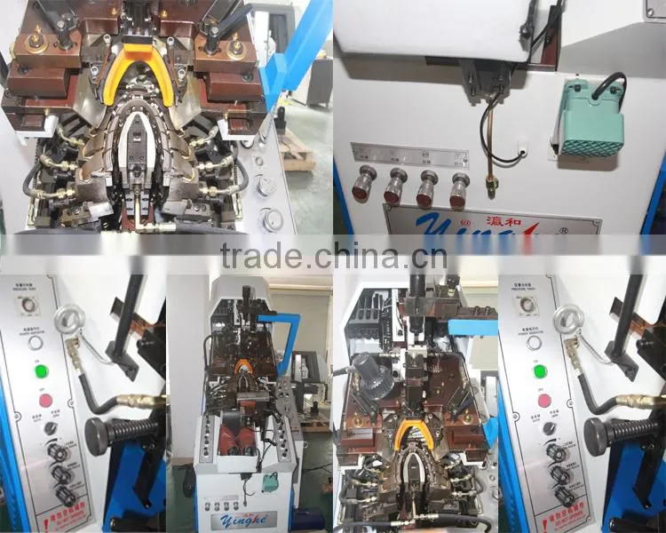 High speed Full-automatic nine-claw Oil pressure toe lasing Machine