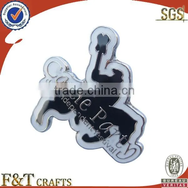 high quality enamel metal pin badge with epoxy