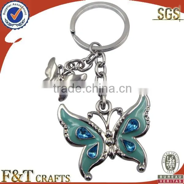 Custom 3d embossed metal cheap keychain shoe